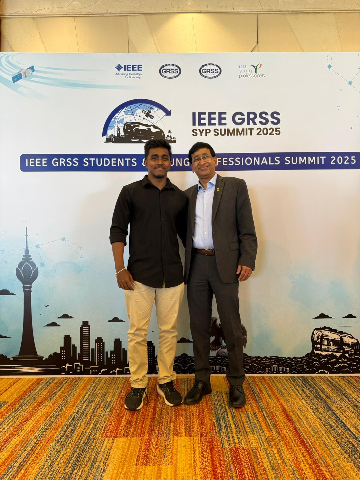 With Dr. Goutam at Summit